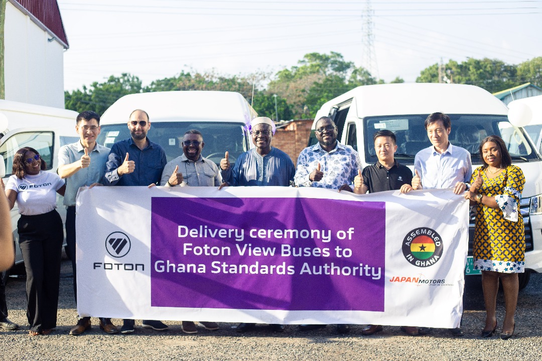 Japan Motors is honored to deliver a fleet of Foton View buses to the Ghana Standards Authority. We’re excited to be part of their staff operations and look forward to many successful deliveries ahead.